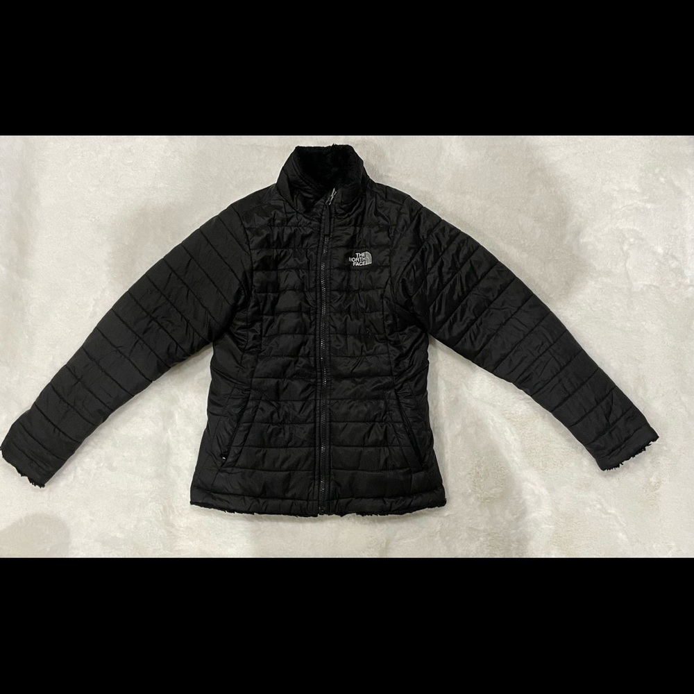 The North Face Girls' Reversible Mossbud Swirl Jacket